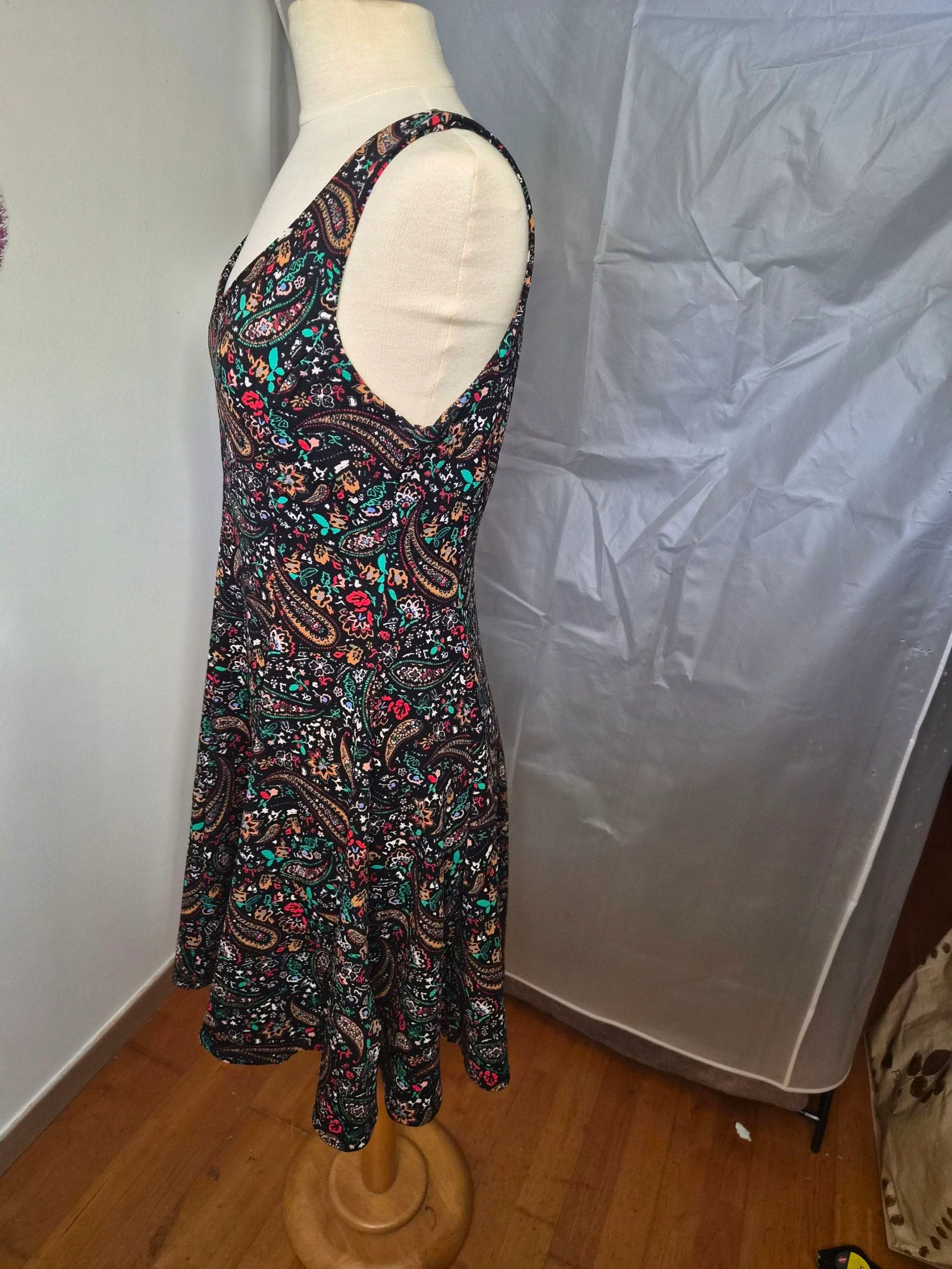 Belle robe multicolore La Halle taille 42 – photo 3